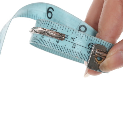 6"-6.5" Vintage Navajo hand stamped silver stacking cuff bracelets - Estate Fresh Austin