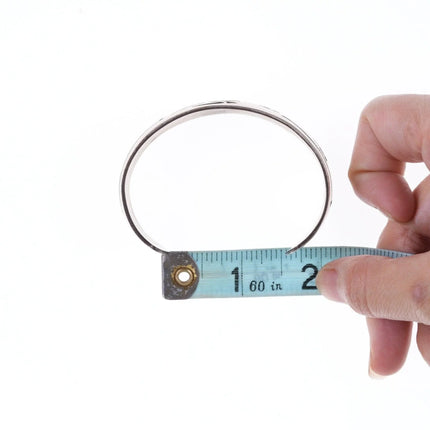 6.875 Hopi Overlay Sterling cuff bracelet - Estate Fresh Austin