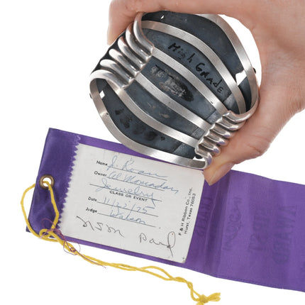 6.875 Jerry Roan Navajo 1975 First Prize winning cuff bracelet - Estate Fresh Austin