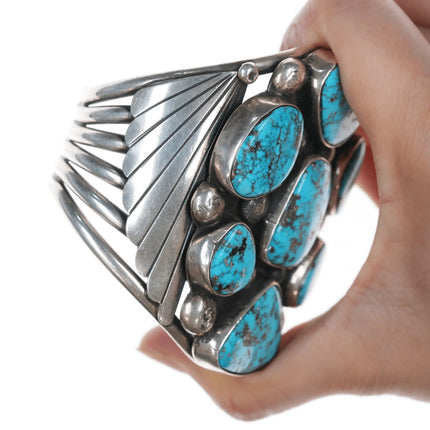 6.875 Jerry Roan Navajo 1975 First Prize winning cuff bracelet - Estate Fresh Austin