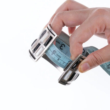 6.875 Jimmie King Jr Navajo silver Coral, onyx, and Shell channel inlay Cuff Bracelet - Estate Fresh Austin