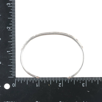 6.875 Mark Jimenez Apache/ Comanche 14k/sterling cuff heavy cuff bracelet - Estate Fresh Austin