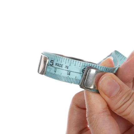 6" Bennett Kagenvema Hopi Silvercraft Guild Overlay cuff bracelet sterling - Estate Fresh Austin