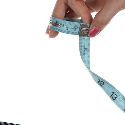 6" c1950's Navajo Curio Sterling row cuff bracelet - Estate Fresh Austin