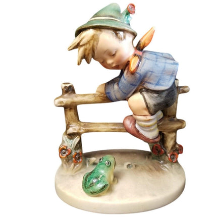 6" Hummel Crown Mark Boy with Frog Figure c.1945 6" tall, 5" wide MINT - Estate Fresh Austin