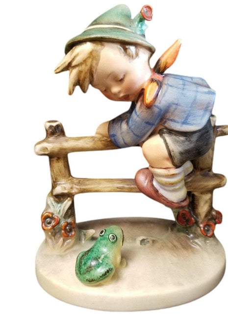 6" Hummel Crown Mark Boy with Frog Figure c.1945 6" tall, 5" wide MINT - Estate Fresh Austin