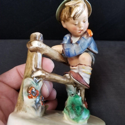 6" Hummel Crown Mark Boy with Frog Figure c.1945 6" tall, 5" wide MINT - Estate Fresh Austin