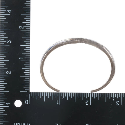 6" Supersmith David Rosales Navajo Sugilite turquoise variscite sterling cuff bracelet - Estate Fresh Austin