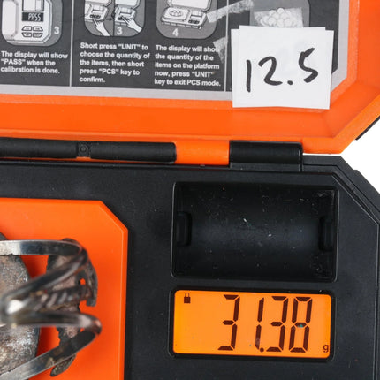 6" Vintage Native American sterling mother of pearl cuff bracelet - Estate Fresh Austin