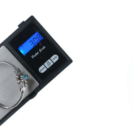 6" Vintage Navajo cast silver and turquoise bracelet - Estate Fresh Austin