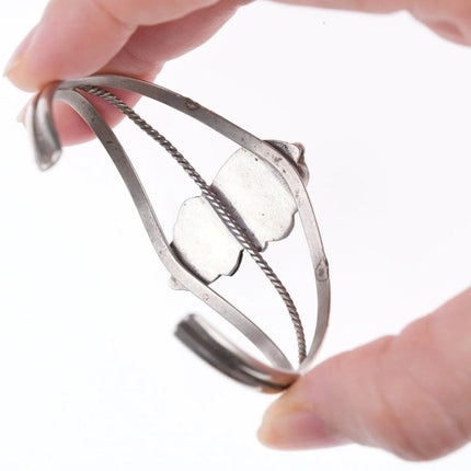 6" Vintage Navajo sterling and turquoise bracelet - Estate Fresh Austin