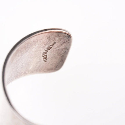 6.25" 1950's Ted Wadsworth Hopicrafts Hopi Overlay silver bracelet - Estate Fresh Austin