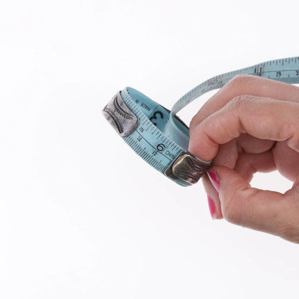 6.25" 30's-40's Fred Harvey Era sterling and turquoise bracelet - Estate Fresh Austin