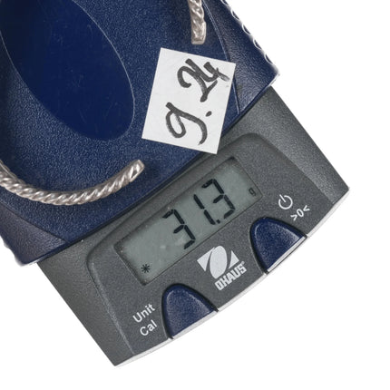 6.25" c1930's Navajo stamped silver twisted wire cuff bracelet with turquoise - Estate Fresh Austin