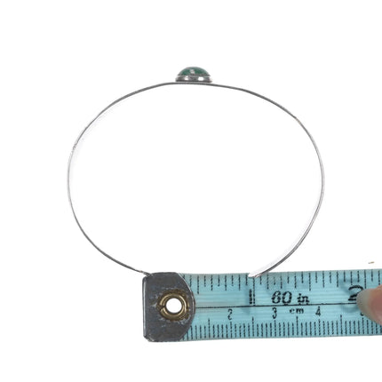 6.25" c1930's Silver Navajo curio whirling logs cuff bracelet - Estate Fresh Austin