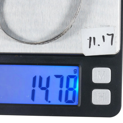 6.25" c1940's Navajo hand stamped silver cuff bracelet - Estate Fresh Austin