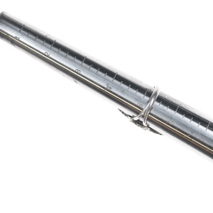 6.25" c1940's Navajo Repousse silver high grade turquoise rings/cuff bracelet - Estate Fresh Austin