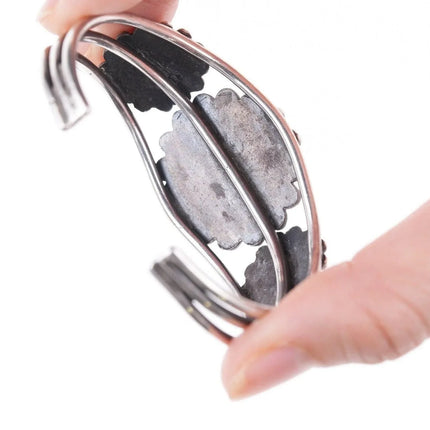 6.25" c1950's Native American Sterling bracelet - Estate Fresh Austin