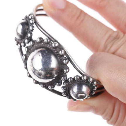 6.25" c1950's Native American Sterling bracelet - Estate Fresh Austin