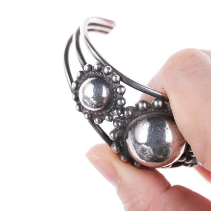 6.25" c1950's Native American Sterling bracelet - Estate Fresh Austin