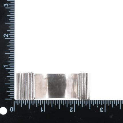 6.25" Cecil & Connie Hattie Zuni 1970's sterling turquoise cuff bracelet - Estate Fresh Austin