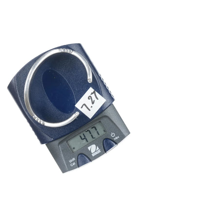 6.25" Felix Joe Navajo banded Sterling cuff bracelet - Estate Fresh Austin