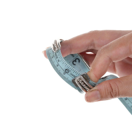 6.25" Native American Sterling and turquoise bracelet - Estate Fresh Austin