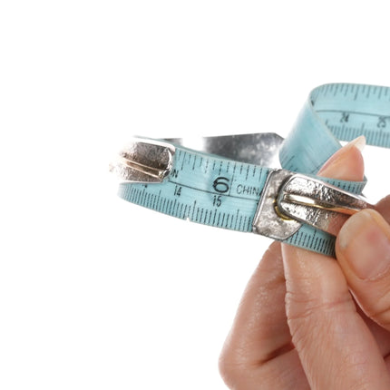 6.25" Nusie Henry Belon Navajo 14k/sterling post modernist cuff bracelet - Estate Fresh Austin