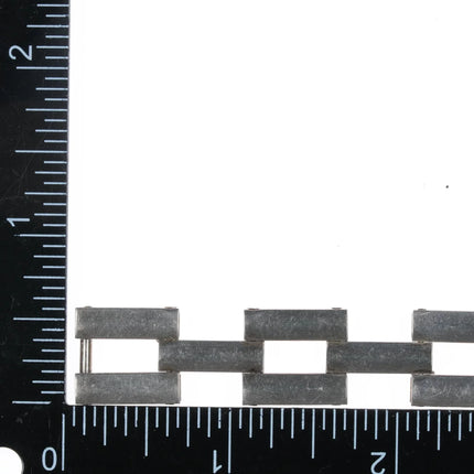 6.25" Period Art Deco sterling link bracelet - Estate Fresh Austin