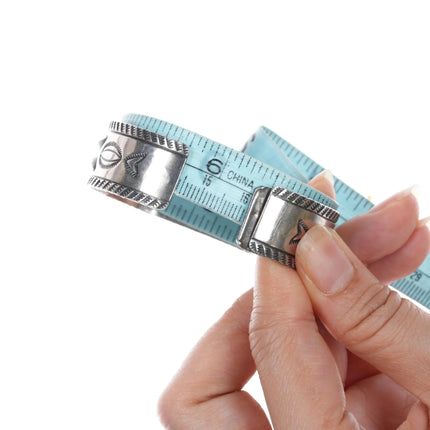 6.25" Stanley Parker Navajo heavy stamped sterling high grade turquoise cuff bracelet - Estate Fresh Austin