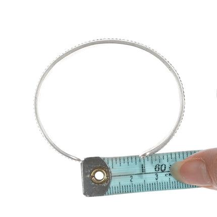 6.25" Vintage Native American hand stamped silver cuff bracelet - Estate Fresh Austin