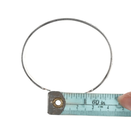 6.25" Vintage Navajo Overlay cuff bracelet sterling silver - Estate Fresh Austin