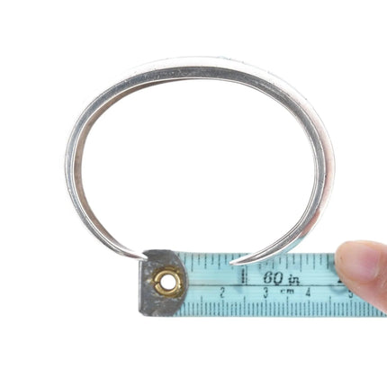 6.25" Vintage Native American sterling channel inlay cuff bracelet - Estate Fresh Austin