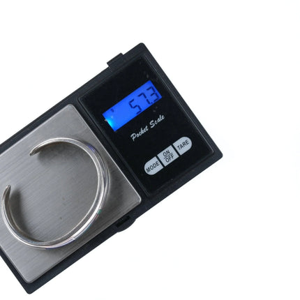 6.25" Vintage Native American sterling channel inlay cuff bracelet - Estate Fresh Austin