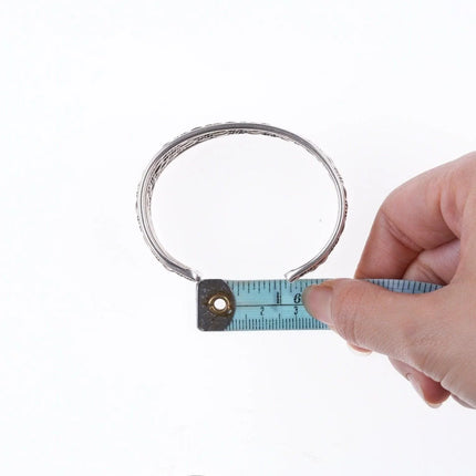 6.25" Vintage Southwestern sterling twisted wire bracelet - Estate Fresh Austin