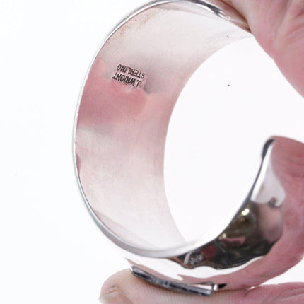 6.25" Vintage Sterling, turquoise and Jasper southwestern bracelet - Estate Fresh Austin