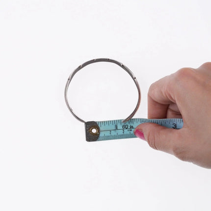 6.25" Vintage Zuni channel inlay turquoise silver bracelet - Estate Fresh Austin