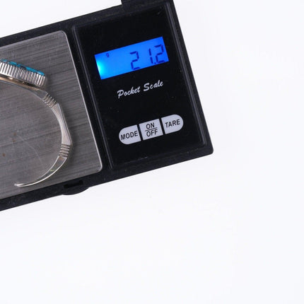 6.25" Will Denetdale Navajo sterling and turquoise bracelet - Estate Fresh Austin