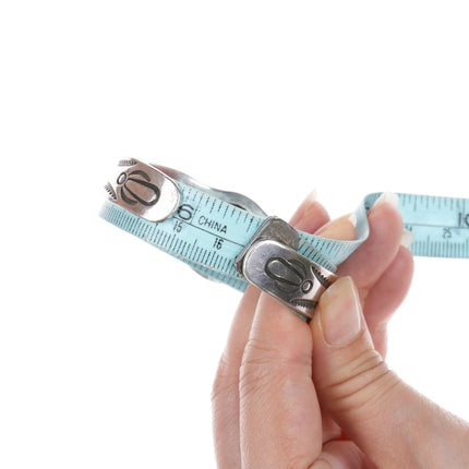 6.5" 1950's Luke Billy Yazzie Navajo silver cuff bracelet with nice turquoise - Estate Fresh Austin