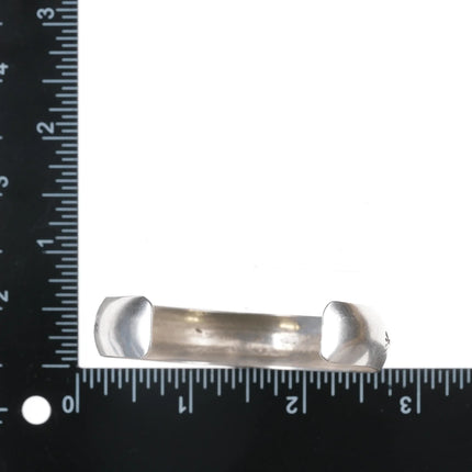 6.5" Alvin Monte Navajo sterling/14k cuff bracelet - Estate Fresh Austin