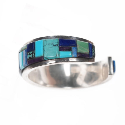 6.5" Donald Douglas Navajo Sterling cobblestone cuff bracelet - Estate Fresh Austin