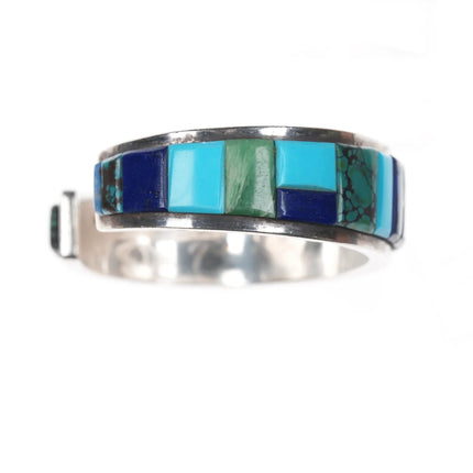 6.5" Donald Douglas Navajo Sterling cobblestone cuff bracelet - Estate Fresh Austin