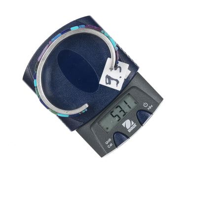 6.5" Donald Douglas Navajo Sterling cobblestone cuff bracelet - Estate Fresh Austin