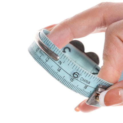 6.5" & Sz4.75 Vintage Navajo Sterling Turquoise and shell Bracelet/ring - Estate Fresh Austin