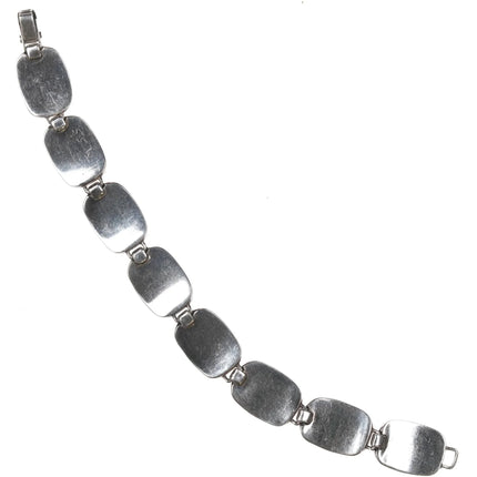 6.5" TM Sterling Sugilite, charoite, lapis, and turquoise channel inlay bracelet - Estate Fresh Austin