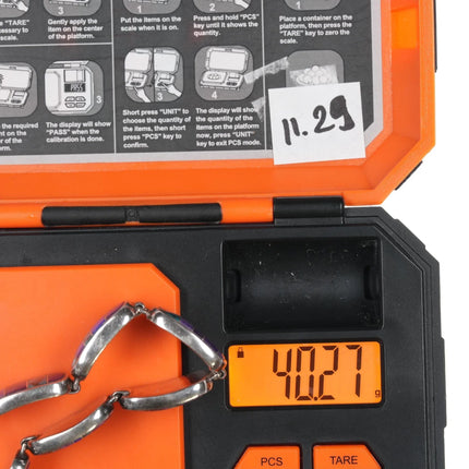 6.5" TM Sterling Sugilite, charoite, lapis, and turquoise channel inlay bracelet - Estate Fresh Austin