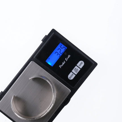 6.5" Vintage Native American silver bracelet - Estate Fresh Austin