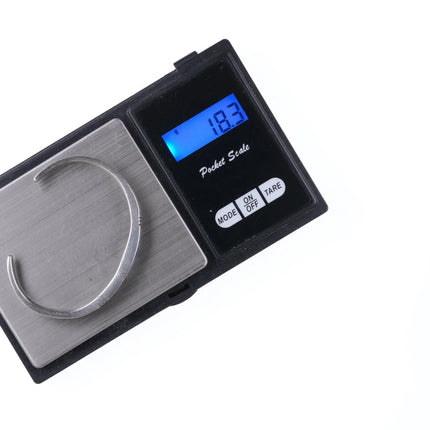 6.5" Vintage Native American silver channel inlay bracelet - Estate Fresh Austin