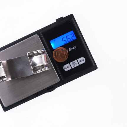 6.5" Vintage Navajo turquoise/shell sterling silver cuff bracelet - Estate Fresh Austin