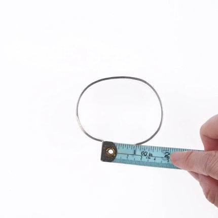 6.5" Vintage Native American Sterling Overlay style bracelet - Estate Fresh Austin